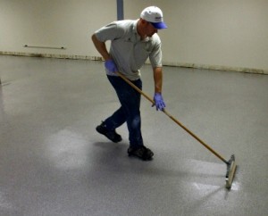 Garage floor coatings